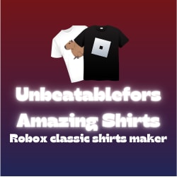 Create a custom roblox shirt for you by Oscarstacey531