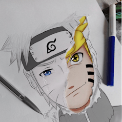 My drawing of Naruto Uzumaki (Naruto Shippuden) : r/AnimeART