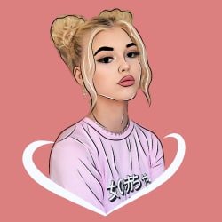 Make a trendy instagram cartoon for you by Anulina123