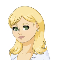 Twitch Blonde hair chibi girl emotes / Blue eyes Girl chibi -  Portugal