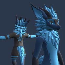 Do vrchat avatar, fursona, furry avatar, nsfw 3d model for vtuber, vrchat,  vr by Hayomhideavatar