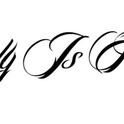 Create a tattoo font outline by Valorfall | Fiverr