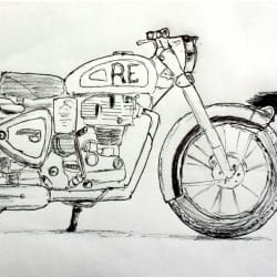 Draw The Picture Of Any Car Or Bike Or Vehicle With Pen By Penpompa