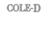 Cole D