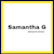 Samantha G