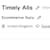 Timely Alis