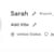 Sarah