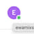 E W