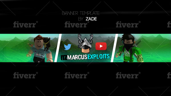 Make You A Fortniteminecraft Or Roblox Youtube Banner - 