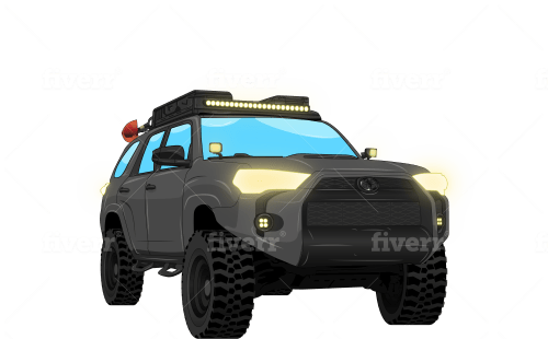 Design Vector Illustration Of Your Car Or Any Vehicle Trace Redraw Vector Art By Rahimo Belga