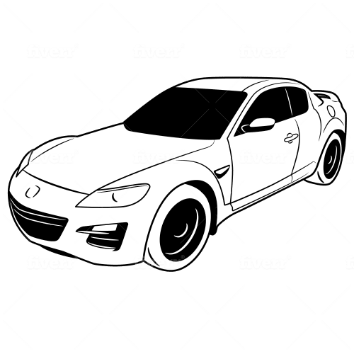 Manually Trace Your Car Object Or Logo By Lupus44