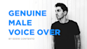 record a genuine male voice over in 24 hours