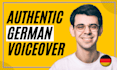 record a professional young male german voice over