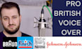 record a pro british male voice over