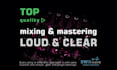 mix and master techno, tech house, dnb, psytrance, edm track