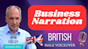 voiceover a business script in authentic british accent fast VIP service