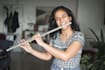 record HQ flute track in any genre, sheet music not required