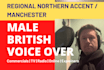 record a professional male british voice over