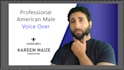 record a deep male american voiceover