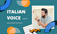 italian voiceover deluxe professional
