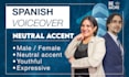 record a male or female spanish voiceover
