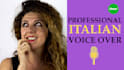 be your italian mother tongue female voice