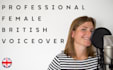 record a professional female british voiceover