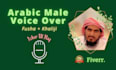 record native male arabic voiceover in fusha, saudi, uae and khaliji