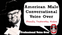 record a professional american male voice over