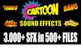 send 3300 cartoon royalty free sound effects