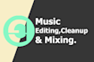 clean, edit and mix your song