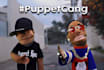 create and record a song on video with 2 puppets