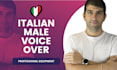 record a professional italian voice over