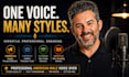 record a professional american male voice over