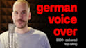 record your german male voice over with pro studio quality