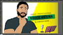 record a male voice over impersonation for fun