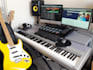 record professional indie rock or pop electric guitar stems