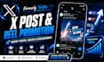 promote your twitter x post or reel