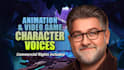 record expressive male character voices for games and animation