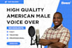 record a professional american male voice over