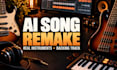 remake your ai song into a real instrumental backing track