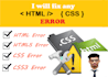fix HTML, CSS, scss, bootstrap bugs or website bug fixing