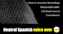 record a neutral spanish voice over