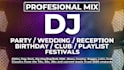 custom dj mixing for weddings, birthdays, make your event unforgettable