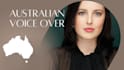 provide an australian female voice over