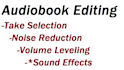 be your audiobook sound editor