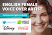 record a british female professional voice over for you