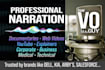 record an american male narration voice over