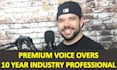 record a premium quality voice over