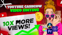 do cash cow or faceless youtube video editing